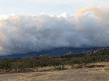 Clouds over the Santa Catalinas